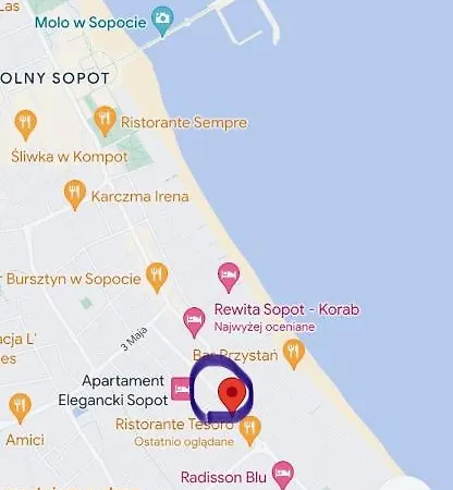 4 Pory Roku- 200m Plaża, Prywatny Parking Apartament